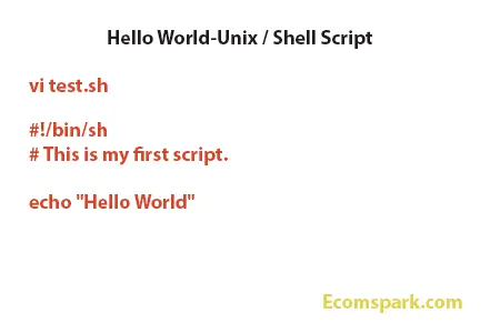 unix-shell-script